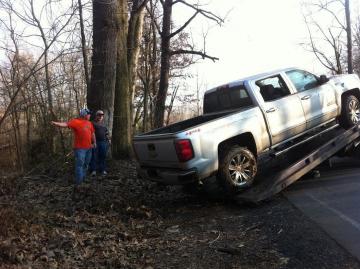 Towing Truck on Flatbed